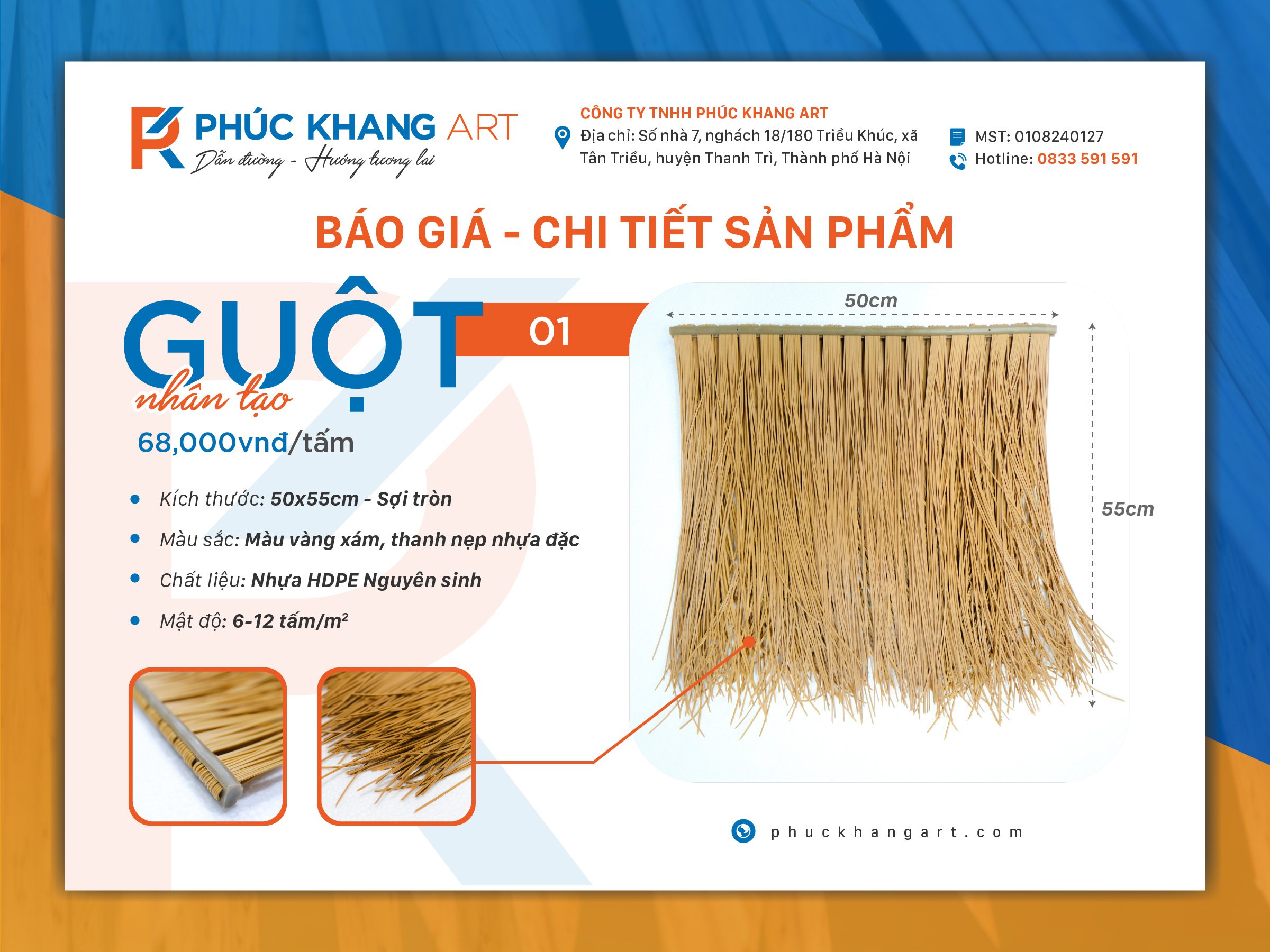 Bảng báo giá chi tiết rơm nhân tạo cập nhật mới nhất